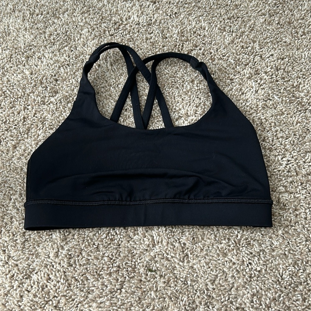 Black lululemon bra- no padding